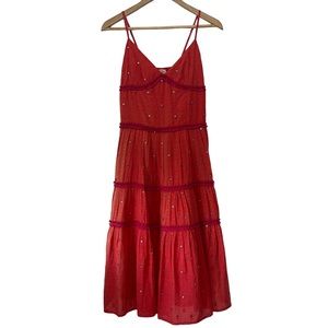 Tessora Orange Strappy Sundress